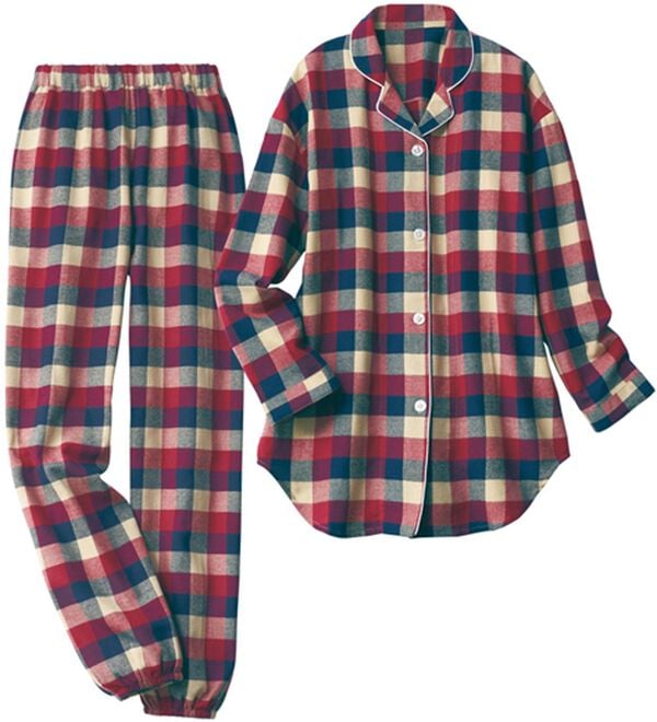 LAVIENNE（ラヴィエンヌ）の「綿１００％ふんわり暖か微起毛パジャマ（パジャマ・ルームウェア）」｜詳細画像