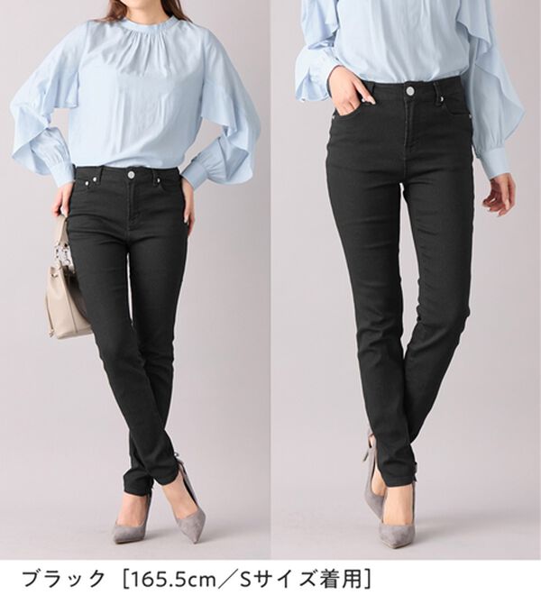 alotta（アロッタ）の「美脚ストレッチスキニーデニムパンツ（フルレングスパンツ）」｜詳細画像