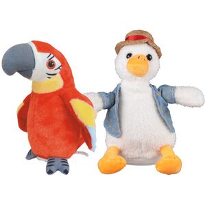 「言葉を返してくれる「オウちゃん」＆「アヒル君」セット（おもちゃ・ぬいぐるみ）」｜詳細画像