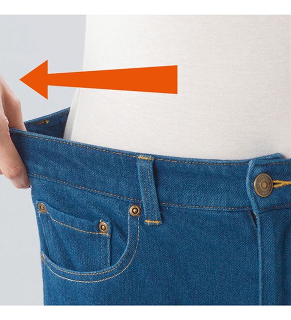 ルフラン（ルフラン）の「【３本組】さらっと快適！のびのびジーンズ　サブリナ（クロップドパンツ）」｜詳細画像