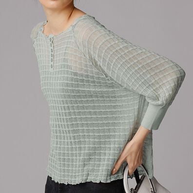 RANAN（ラナン）の「シアーニットプルオーバー（ニット・セーター）」