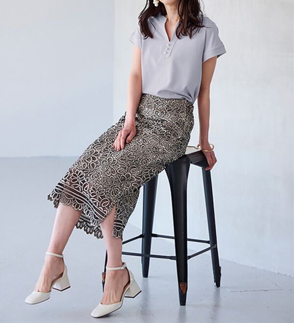 RANAN（ラナン）の「ひんやり！スキッパーブラウス（ブラウス）」｜詳細画像