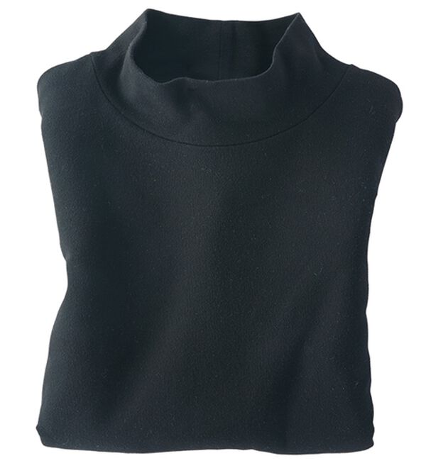 BELLUNA（ベルーナ）の「吸湿発熱ハイネックプルオーバー（カットソー）」｜黒