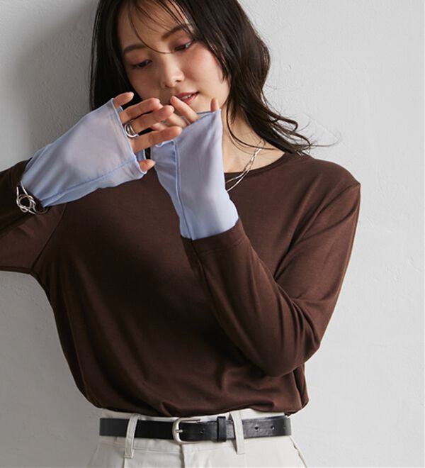 RANAN（ラナン）の「レイヤードスリーブロンＴＥＥ（カットソー）」｜詳細画像
