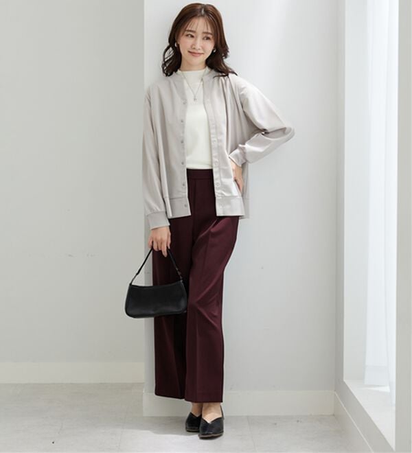 BELLUNA（ベルーナ）の「ジョーゼット素材スキッパーカーディガン（その他カーディガン）」｜詳細画像