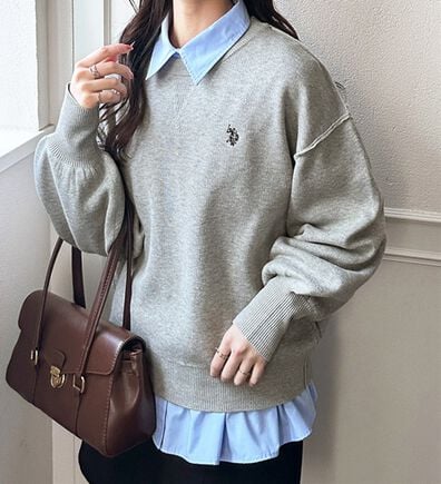 GeeRA（ジーラ）の「【U.S. POLO ASSN.】スウェットライクニット（ニット・セーター）」