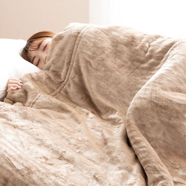 「あったかフランネル３層毛布【吸湿発熱・蓄熱・保湿・抗菌防臭】＜ベルウォーム・ベルモイスト＞＜洗える・シングル・ダブル＞（毛布・ブランケット）」｜詳細画像