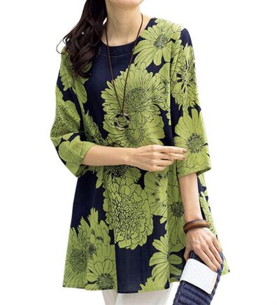 ルフラン（ルフラン）の「選べるプリントブラウス（ブラウス）」