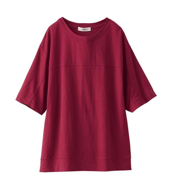 BELLUNA（ベルーナ）の「涼感素材切替デザインプルオーバー（カットソー）」｜詳細画像