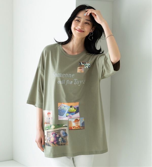 「＜Ｄｉｓｎｅｙ＞ディズニー映画ＰＨＯＴＯ風Ｔシャツ（チュニック）」｜詳細画像