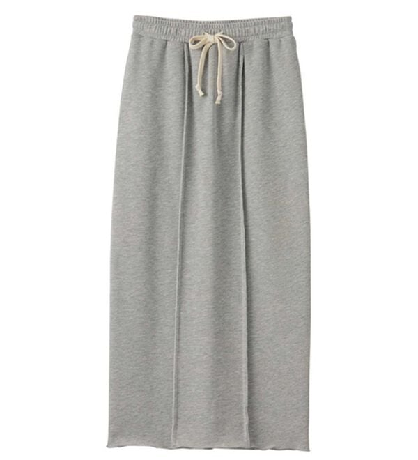 GeeRA（ジーラ）の「すっきり見え！フロントラインスウェットナロースカート（ロングスカート）」｜詳細画像