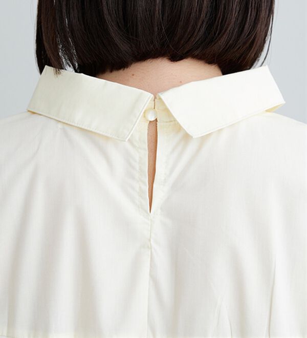 BELLUNA（ベルーナ）の「衿付き異素材切替プルオーバー（カットソー）」｜詳細画像