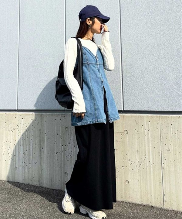 GeeRA（ジーラ）の「表面感配色メローカットソー（カットソー）」｜詳細画像