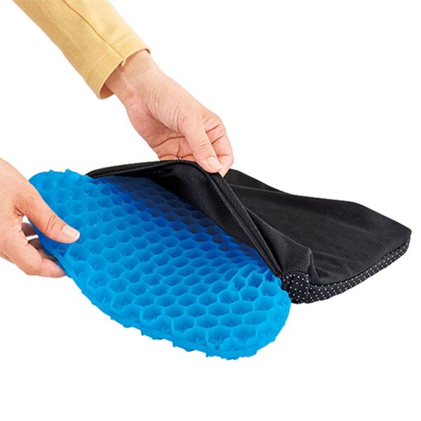 「新コンパクトハニカムクッション２枚組（クッション・クッションカバー）」｜詳細画像