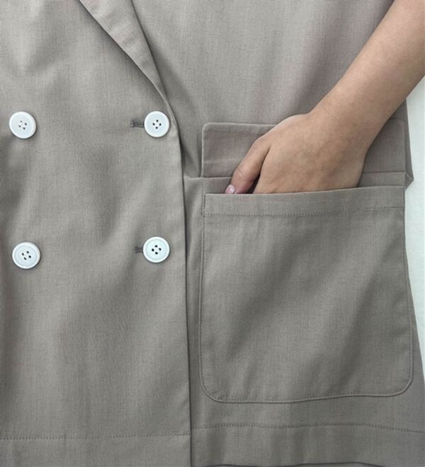 RANAN（ラナン）の「シアーダブルジャケット（テーラードジャケット）」｜詳細画像