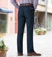 「＜ダンロップ・リファインド&times;コムルヴァン・オム＞蓄熱保温プレミアムジーンズ（メンズデニムパンツ）」