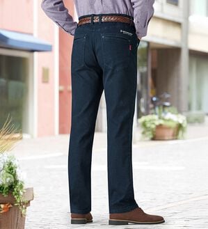 「＜ダンロップ・リファインド&times;コムルヴァン・オム＞蓄熱保温プレミアムジーンズ（メンズデニムパンツ）」｜詳細画像