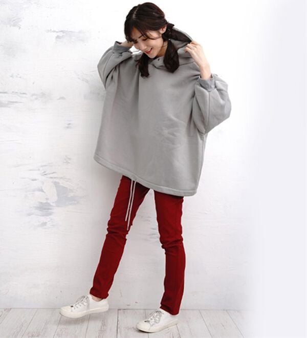 A HAPPY MARILYN（アハッピーマリリン）の「【Ｍ～８Ｌ】【選べる丈】のび～る ストレッチ ツイル 魔法の 美脚レギンスパンツ（スリム・スキニーパンツ）」｜詳細画像