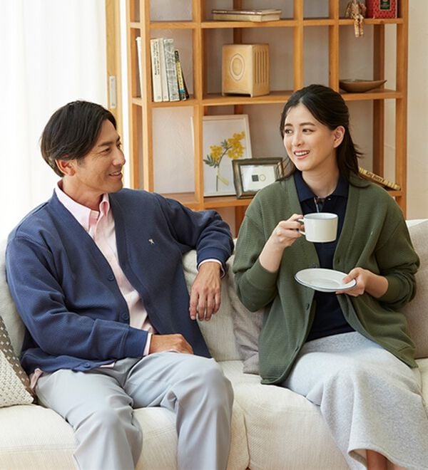 「＜アーノルド　パーマー＞新定番さっと羽織れるワッフルカーディガン（メンズカーディガン）」｜詳細画像