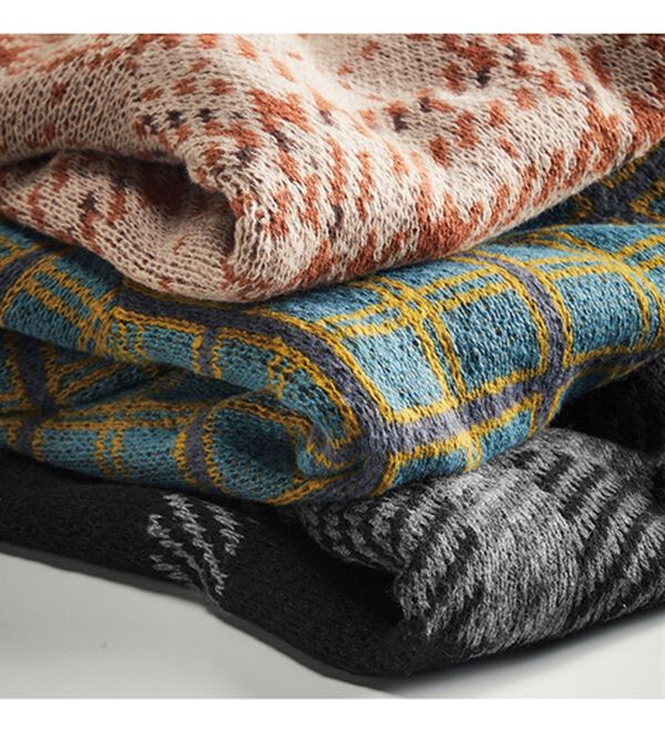 ルフラン（ルフラン）の「【３色組】ふわりジャカードニットチュニック（チュニック）」｜詳細画像