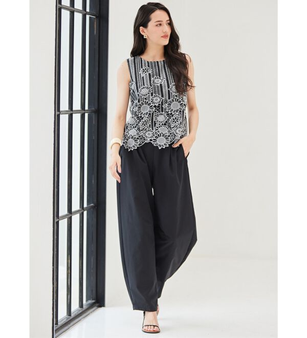 RANAN（ラナン）の「ひんやり！カーブパンツ（フルレングスパンツ）」｜詳細画像