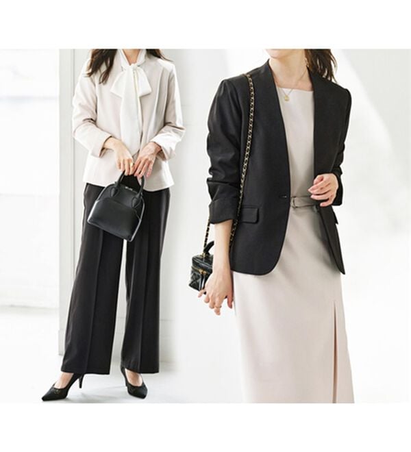 GeeRA（ジーラ）の「洗える！ストレッチカセットスーツ（その他ワンピース）」｜詳細画像