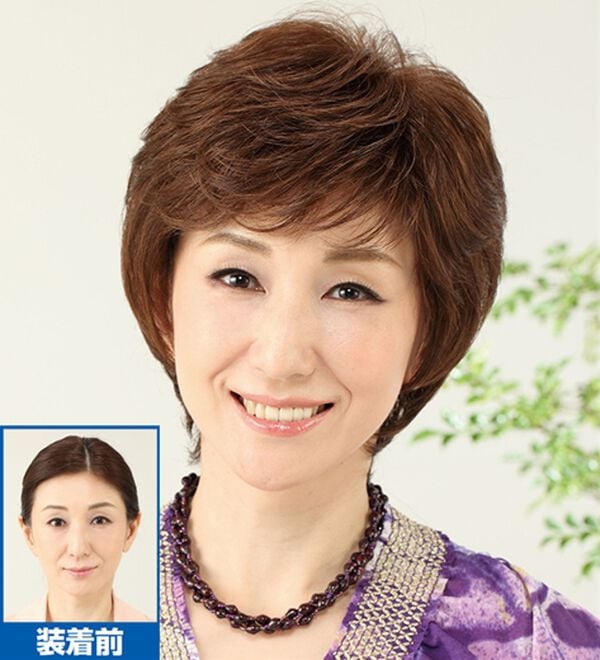 「帽子感覚　らくセットウィッグ（ウィッグ・ヘアピース・エクステ）」｜詳細画像