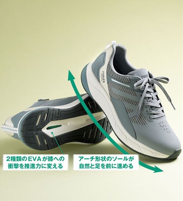 「大股で歩ける！プラスワンステップウォーカー（メンズスニーカー）」｜詳細画像