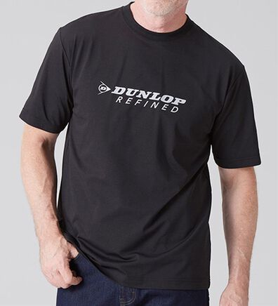 「【２色組】＜ダンロップ・リファインド＞持ち運び便利なアウターＴシャツ（メンズＴシャツ）」
