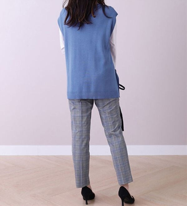 BELLUNA（ベルーナ）の「Ｄカン使いニットベスト（ベスト）」｜詳細画像