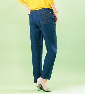 ルフラン（ルフラン）の「〔ａ・Ａ・Ｐ〕刺しゅうストレッチ美脚パンツ（フルレングスパンツ）」｜詳細画像