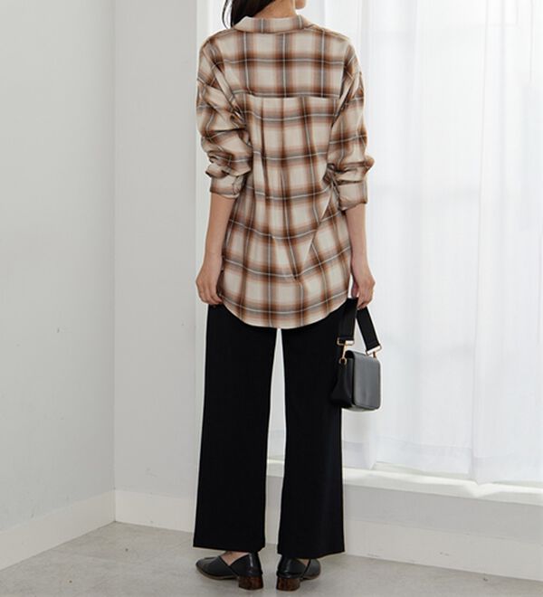 BELLUNA（ベルーナ）の「着心地楽々！綿１００％イージーパンツ（ワイドパンツ・ガウチョ）」｜詳細画像