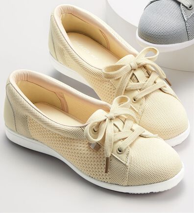 ルフラン（ルフラン）の「やわらかニットのバレエスニーカー（フラットシューズ）」