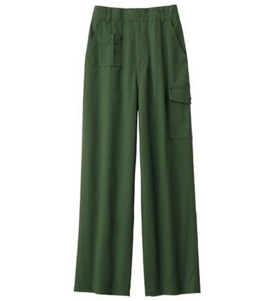 ルフラン（ルフラン）の「柔らか楽ちん！ポケットデザインパンツ（フルレングスパンツ）」