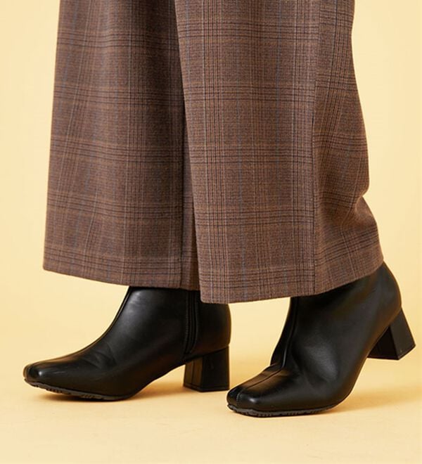 BELLUNA（ベルーナ）の「サマ見え（スーパーウォーム）ウール調ボタン使いワイドパンツ（ワイドパンツ・ガウチョ）」｜詳細画像