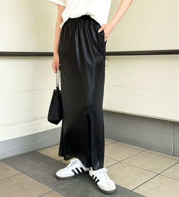 GeeRA（ジーラ）の「シャイニーナロースカート（ロングスカート）」｜詳細画像