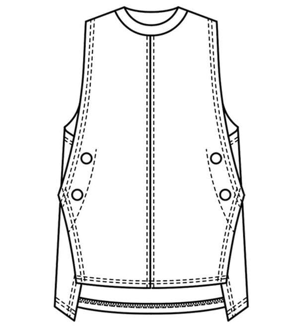 BELLUNA（ベルーナ）の「スエード調素材ベストアンサンブル（アンサンブル）」｜詳細画像