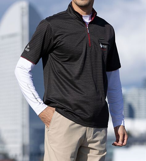 Full Zip Knit Jersey (Milkey Blue) - ZUTOMAYO MART