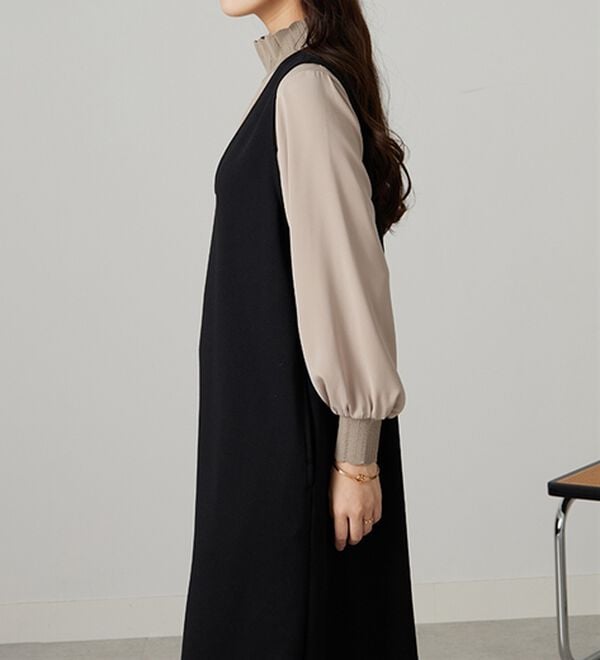 BELLUNA（ベルーナ）の「リブニット使いチュニック（チュニック）」｜詳細画像