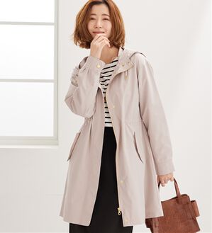 BELLUNA（ベルーナ）の「【新色追加】防風＆はっ水加工マウンテンパーカー（ハーフコート）」｜ライトベージュ