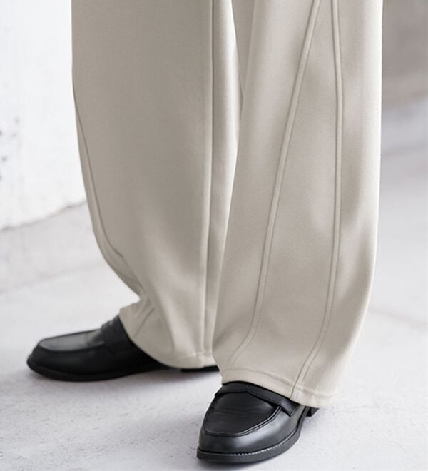 BELLUNA（ベルーナ）の「シュッと体型カバー　ジャストフィットバレルパンツ（フルレングスパンツ）」｜詳細画像