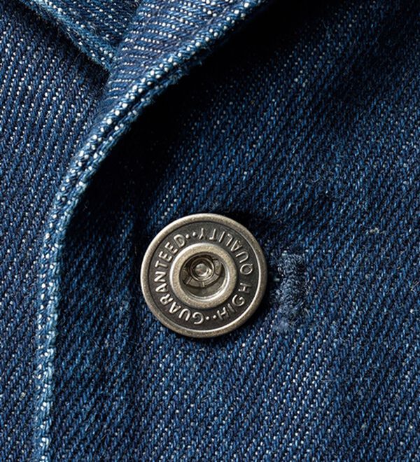 「＜コムルヴァン・オム＞ショール衿デニムカバーオール（メンズジャケット）」｜詳細画像