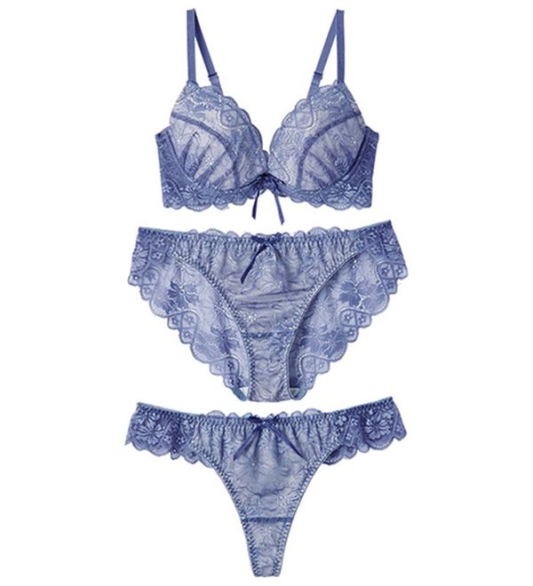 3点セット】ヌーディーレースブラ＆ショーツ＆Tバック
