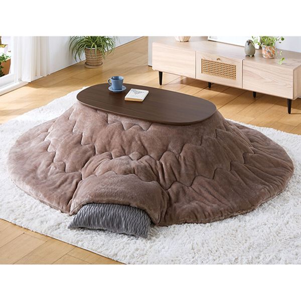 「折れ脚カジュアルこたつ・布団セット（こたつテーブル）」｜詳細画像