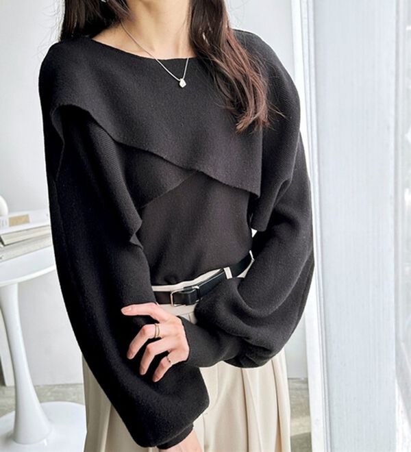 リラクス the reracs スナップボタン　ニットカーディガン THE RERACS/ザ・リラクス】RERACS SNAP BUTTON KNIT CARDIGAN 23FW