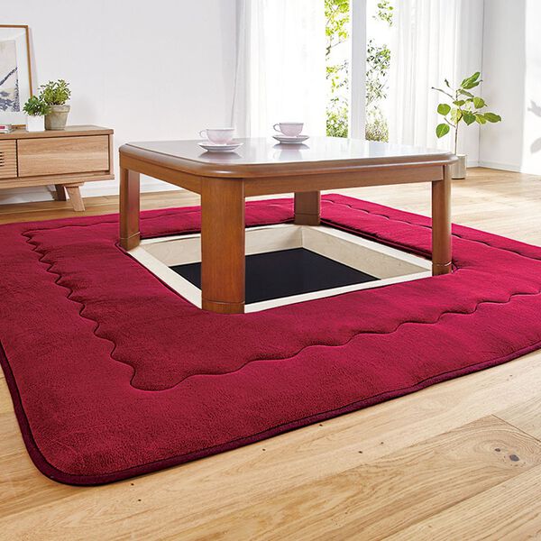 「厚みふっくら掘りごたつ用カーペット（ラグ）」｜詳細画像