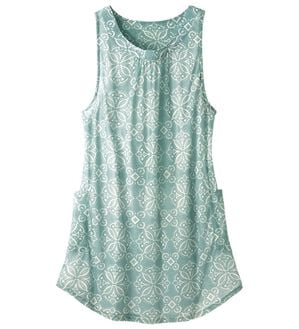 「上品ドレープチュニック（チュニック）」｜幾何柄