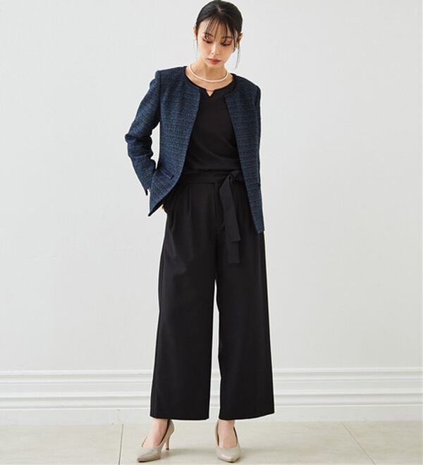 RANAN（ラナン）の「【４点セット】洗える！選べるボトムスーツセット（パンツスーツ）」｜詳細画像