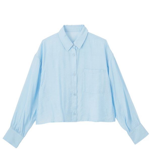 GeeRA（ジーラ）の「着回し自在シアーショートシャツ（シャツ）」｜詳細画像