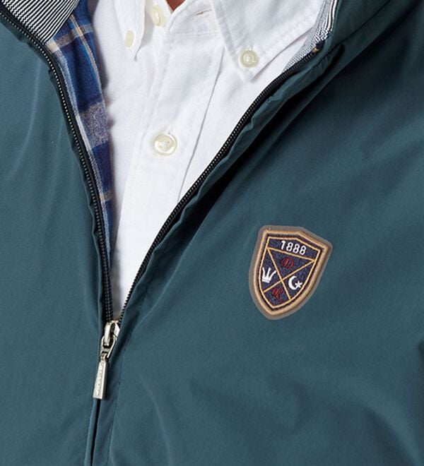 「＜ダンロップ・リファインド＞裏チェックデザインブルゾン（メンズブルゾン）」｜詳細画像